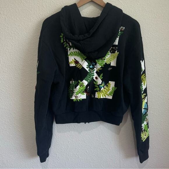 Off-White c/o Virgil Abloh Women's Small Butterfly Insect Embroidered Jacket - Picture 1 of 16